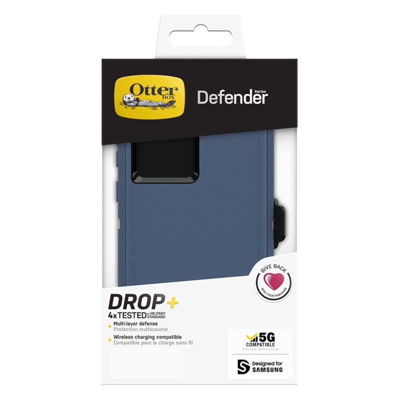 Otterbox Defender Case For Samsung Galaxy S22 Ultra (6.8) - Fort Blue