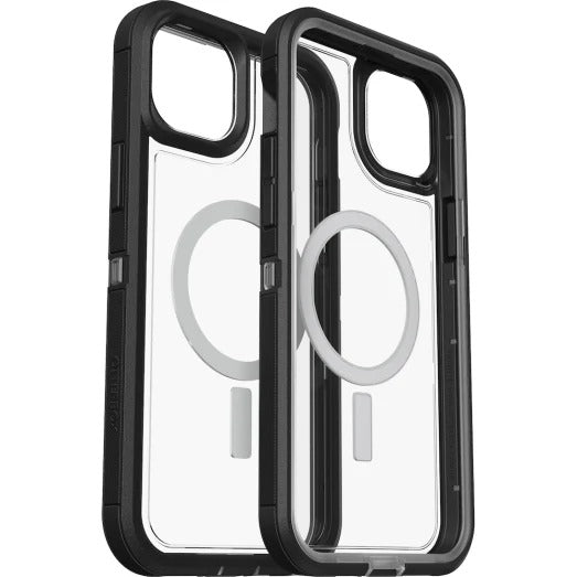 Otterbox Defender XT Clear MagSafe Case For iPhone 14 Plus (6.7") - Clear/Black