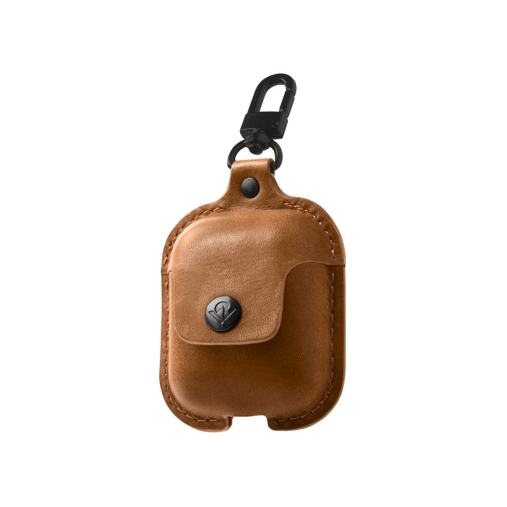 Twelve South AirSnap Charging Case for AirPods - Cognac