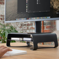 Thumbnail for Twelve South Curve Riser Monitor and Desktop Stand with Storage for iMac & Displays