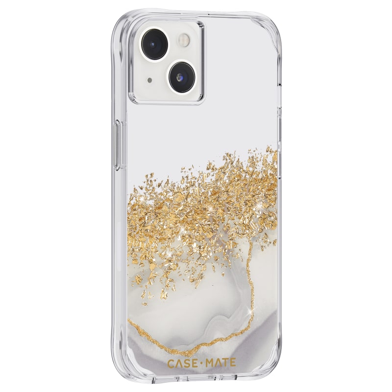 Case-Mate Karat Marble Case For iPhone 14 (6.1") -White Marble