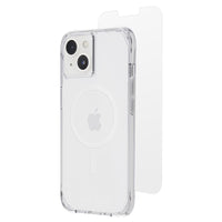 Thumbnail for Case-Mate Protection Pack - Tough Clear Plus Magsafe Case and Screen Protector For iPhone 14 (6.1