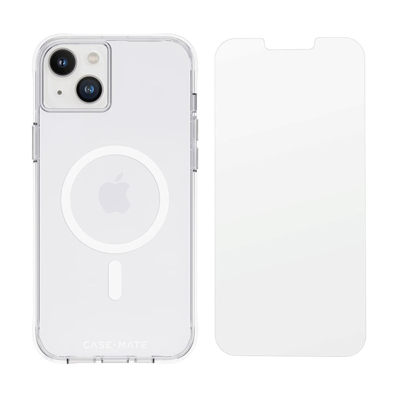 Case-Mate Protection Pack - Tough Clear Plus Magsafe Case and Screen Protector For iPhone 14 Plus (6