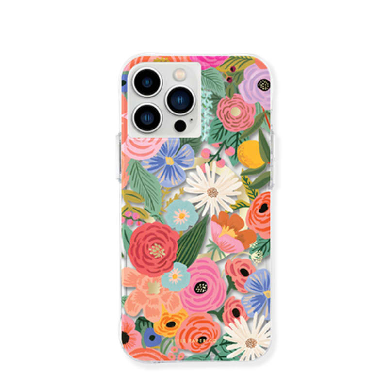 Case-Mate Rifle Paper Case - MagSafe-For iPhone 14 Pro (6.1) - Garden Party Blush