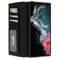 Thumbnail for Case-Mate Wallet Folio Antimicrobial Case for Samsung Galaxy S23 Ultra - Black