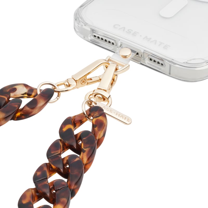 Case-Mate Phone Crossbody Chain Universal - Tortoiseshell