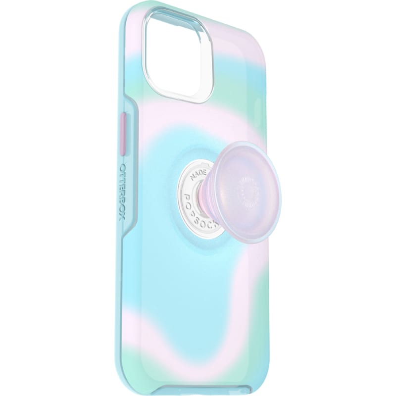Otterbox Otter+Pop Symmetry Case for iPhone 14 (6.1") - Aqua Blue / Light Teal