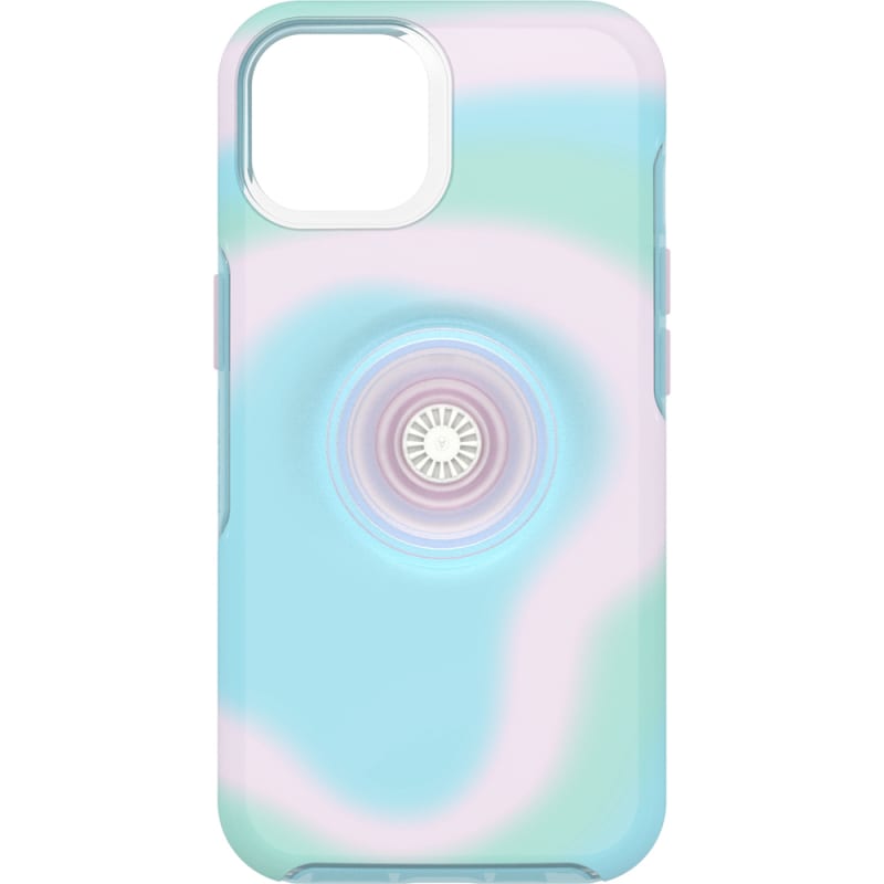 Otterbox Otter+Pop Symmetry Case for iPhone 14 (6.1") - Aqua Blue / Light Teal