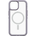 Otterbox Defender XT Clear MagSafe Case for iPhone 13, 14 (6.1") - Clear/Purple