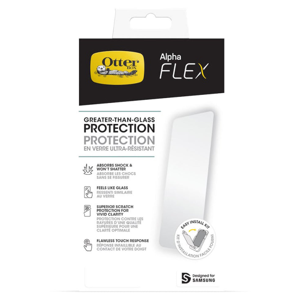 OtterBox Alpha Flex Antimicrobial Screen Protector Samsung Galaxy S23+ - Clear