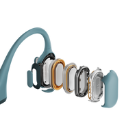 Thumbnail for Shokz OpenRun Pro Premium Bone Conduction Open-Ear Sport Headphones - Blue