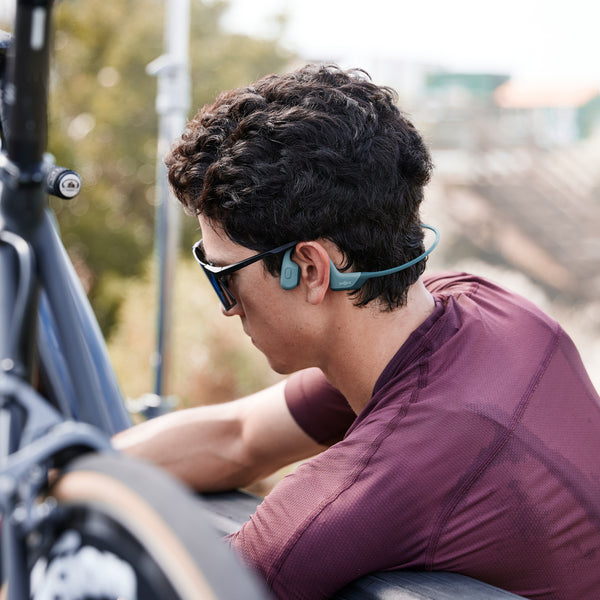 Shokz OpenRun Pro Premium Bone Conduction Open-Ear Sport Headphones - Blue