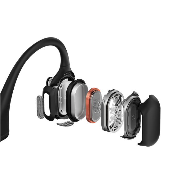 Shokz OpenRun Pro Premium Bone Conduction Open-Ear Sport Headphones - Black
