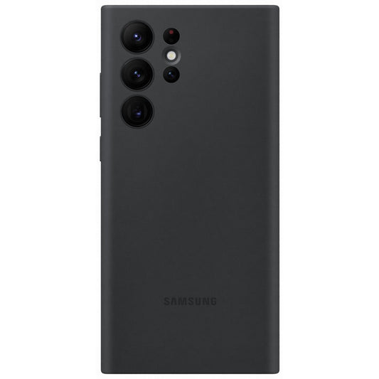 Samsung Silicone Cover for Galaxy S22  Ultra - Black