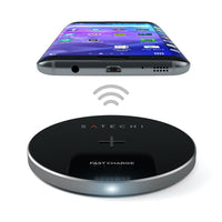 Thumbnail for Satechi Aluminium Fast Wireless Charger - Space Grey