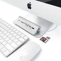 Thumbnail for Satechi 3-Port USB 3.0 Hub with Card Reader