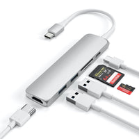 Thumbnail for Satechi Slim USB-C MultiPort Adapter Version 2 (Silver)