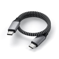 Thumbnail for Satechi USB-C to USB-C Short Cable 25cm - Space Grey