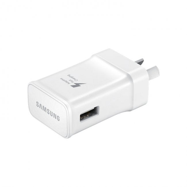 Genuine Samsung 9V 15W Safe Fast Charging USB Wall Travel Adapter Charger White