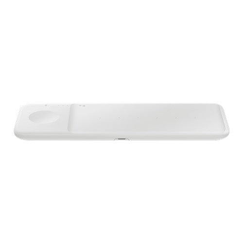 Samsung Wireless Charger and Trio Charging Pad with AC Charger - White