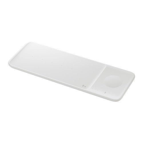 Samsung Wireless Charger and Trio Charging Pad with AC Charger - White