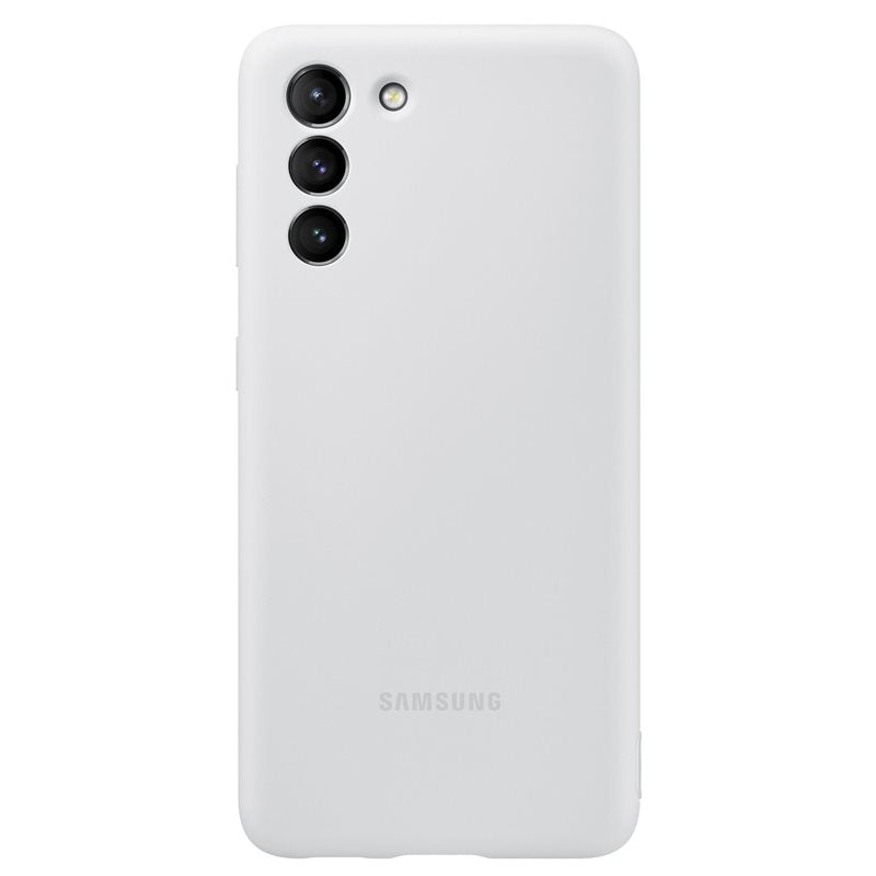 Samsung Silicon Cover Case for Galaxy S21 - Grey