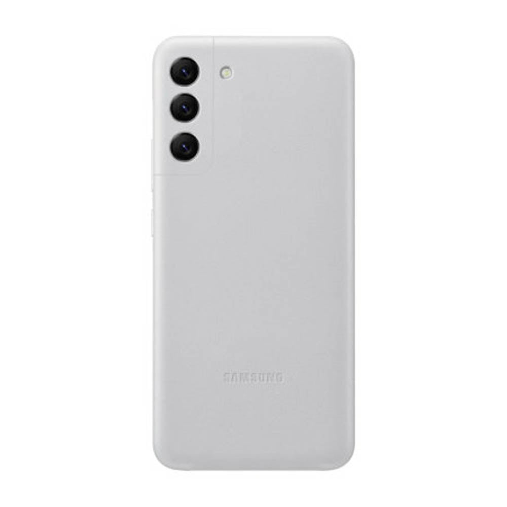 Samsung Leather Cover Case for Galaxy S22 - Light Grey