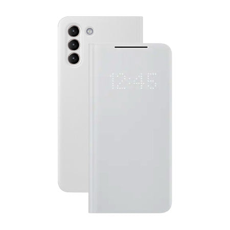 Samsung Smart LED View Cover Case for Galaxy S22 - Light Grey