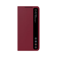Thumbnail for Samsung Smart Clear View Case for Galaxy S22 - Burgundy