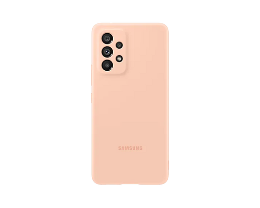 Samsung Silicone Cover for Galaxy A53 5G - Peach