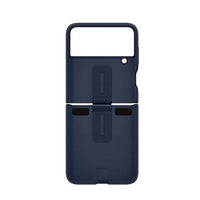 Thumbnail for Samsung Galaxy Z Flip4 Silicone Cover with Ring - Navy