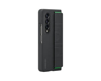 Thumbnail for Samsung Galaxy Z Fold 4 Silicone Grip Cover Hand Strap Case - Black