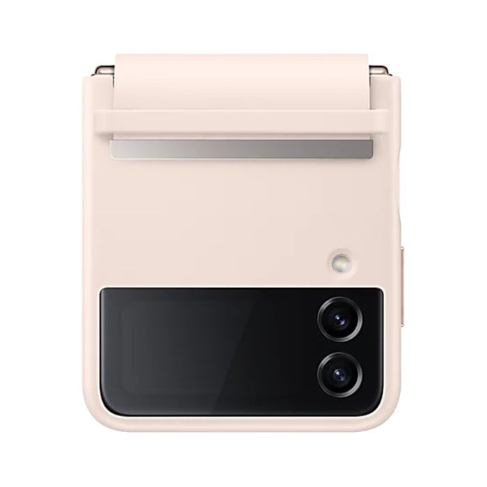 Samsung Galxy Z Flip 4 Flap Leather Cover - Peach