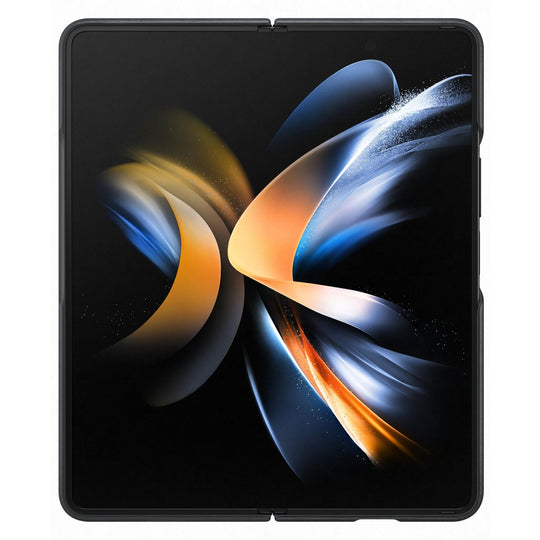 Samsung Galaxy Z Fold4 Leather Cover - Black