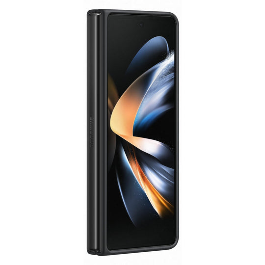 Samsung Galaxy Z Fold4 Leather Cover - Black