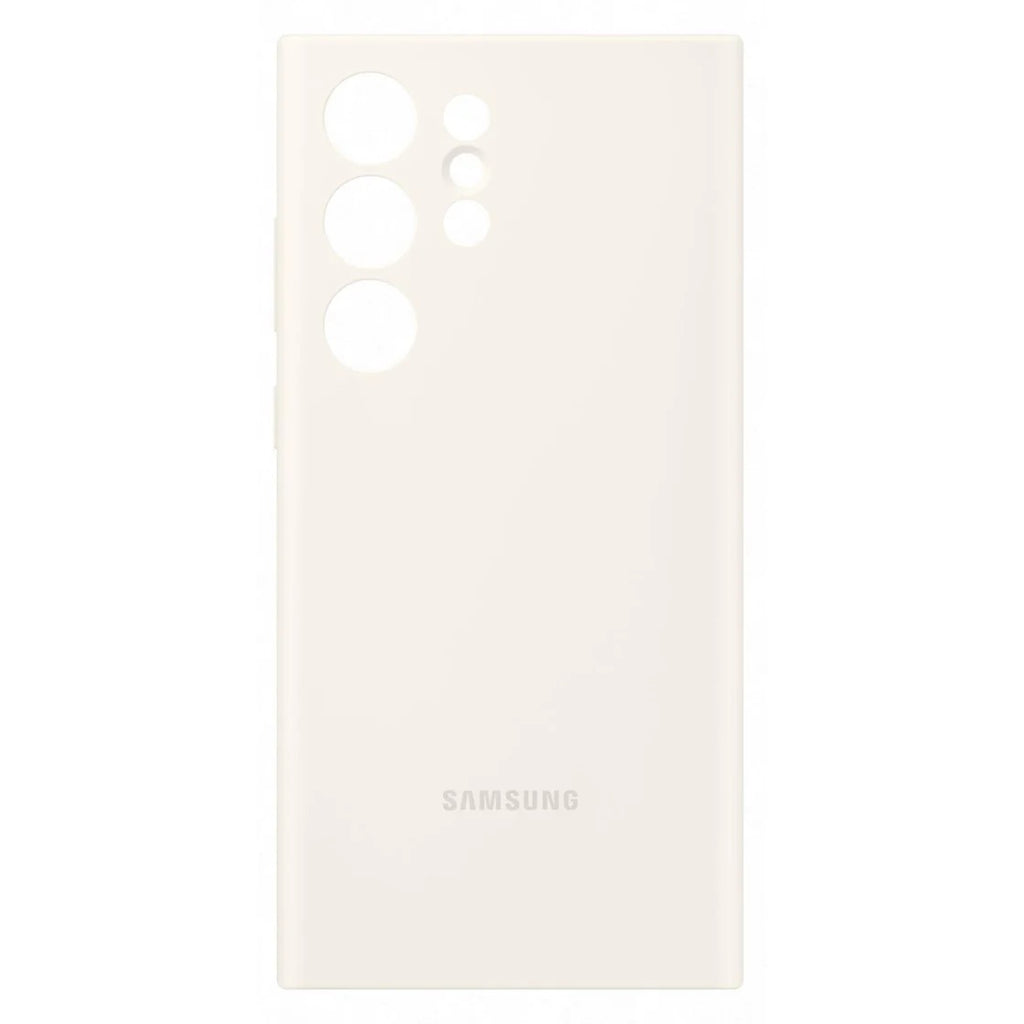 Samsung Silicone Cover for Galaxy S23 Ultra - Cream