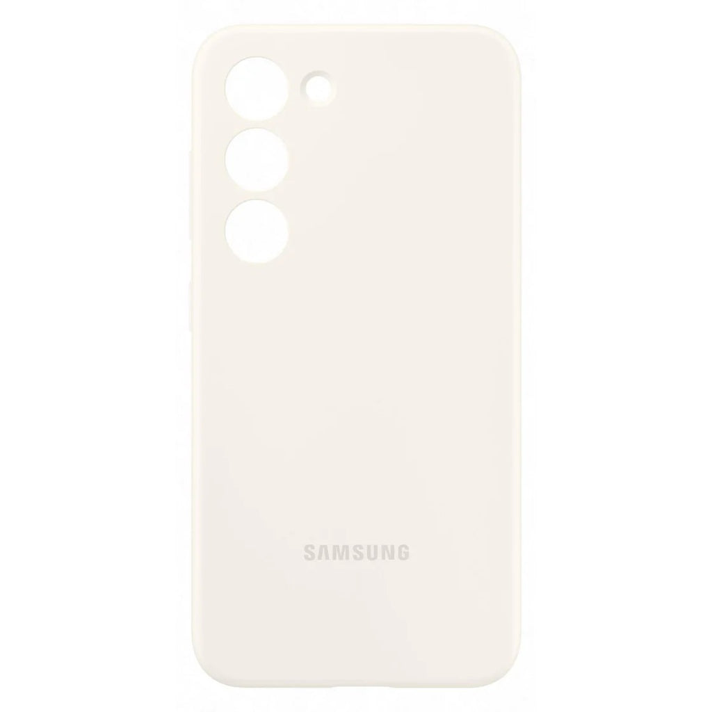 Samsung Silicone Cover for Galaxy S23 - Cream