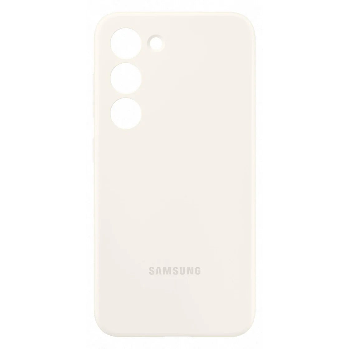 Samsung Silicone Cover for Galaxy S23 - Cream