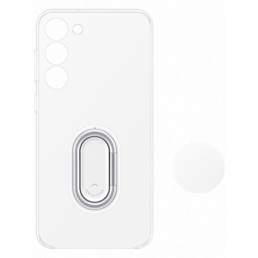 Samsung Clear Gadget Cover Case with Kick Stand for Galaxy S23+ - Clear