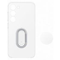Thumbnail for Samsung Clear Gadget Cover Case with Kick Stand for Galaxy S23 - Clear