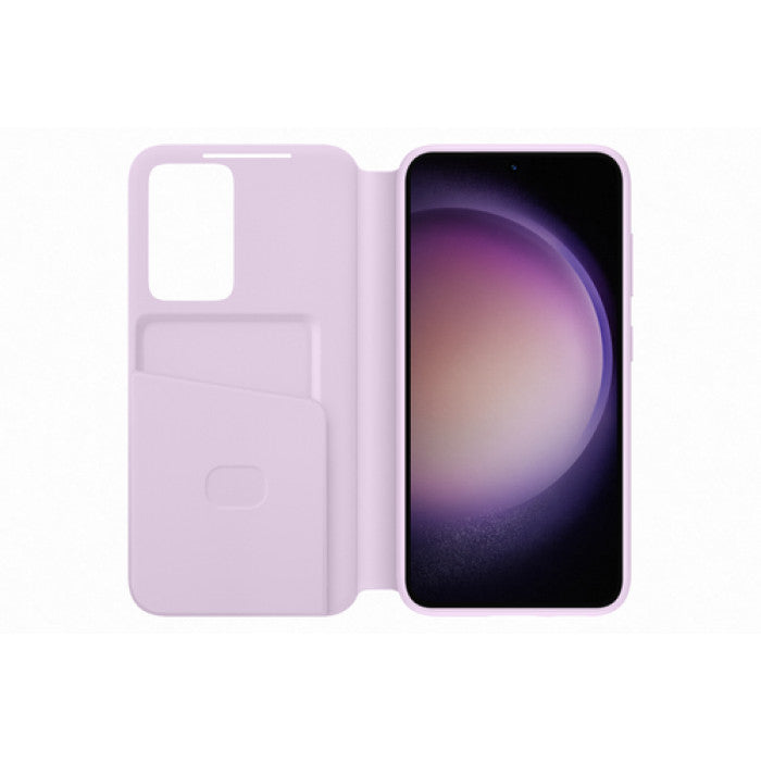 Samsung Smart Clear View Wallet Case for Galaxy S23 - Lavender