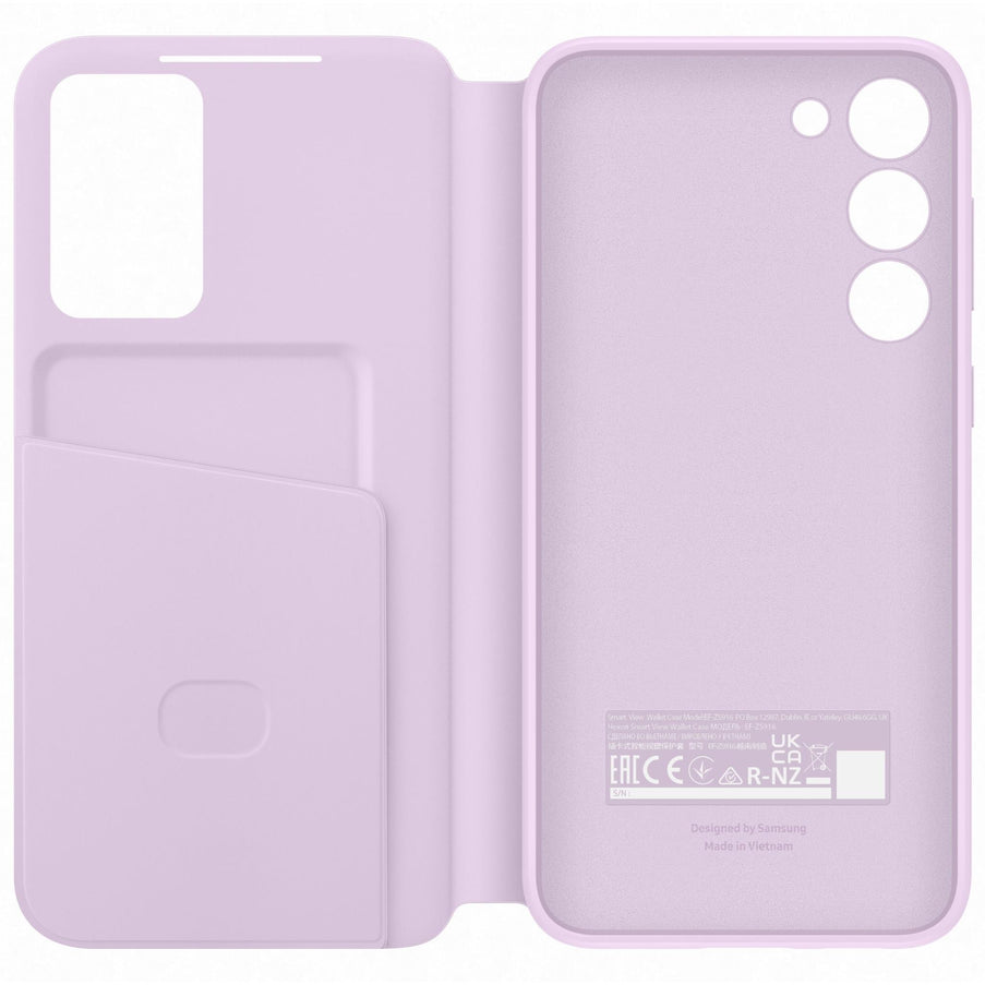 Samsung Clear View Wallet Case for Galaxy S23+ - Lilac