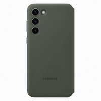 Thumbnail for Samsung Clear View Wallet Case for Galaxy S23+ (S23Plus) - Khaki Green