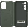 Samsung Clear View Wallet Case for Galaxy S23+ (S23Plus) - Khaki Green
