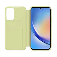 Thumbnail for Samsung View Wallet Case for Galaxy A34 - Lime