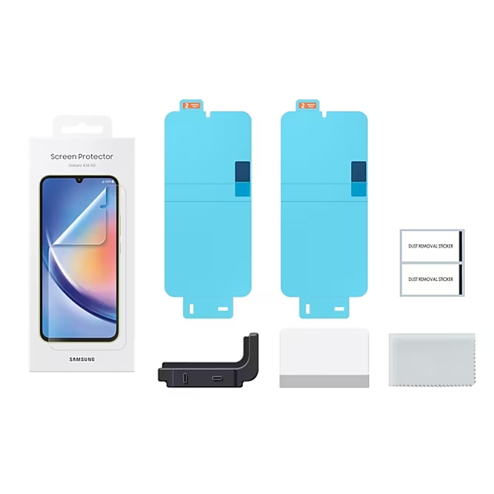 Samsung Screen Protector for Galaxy A34 - Transparent