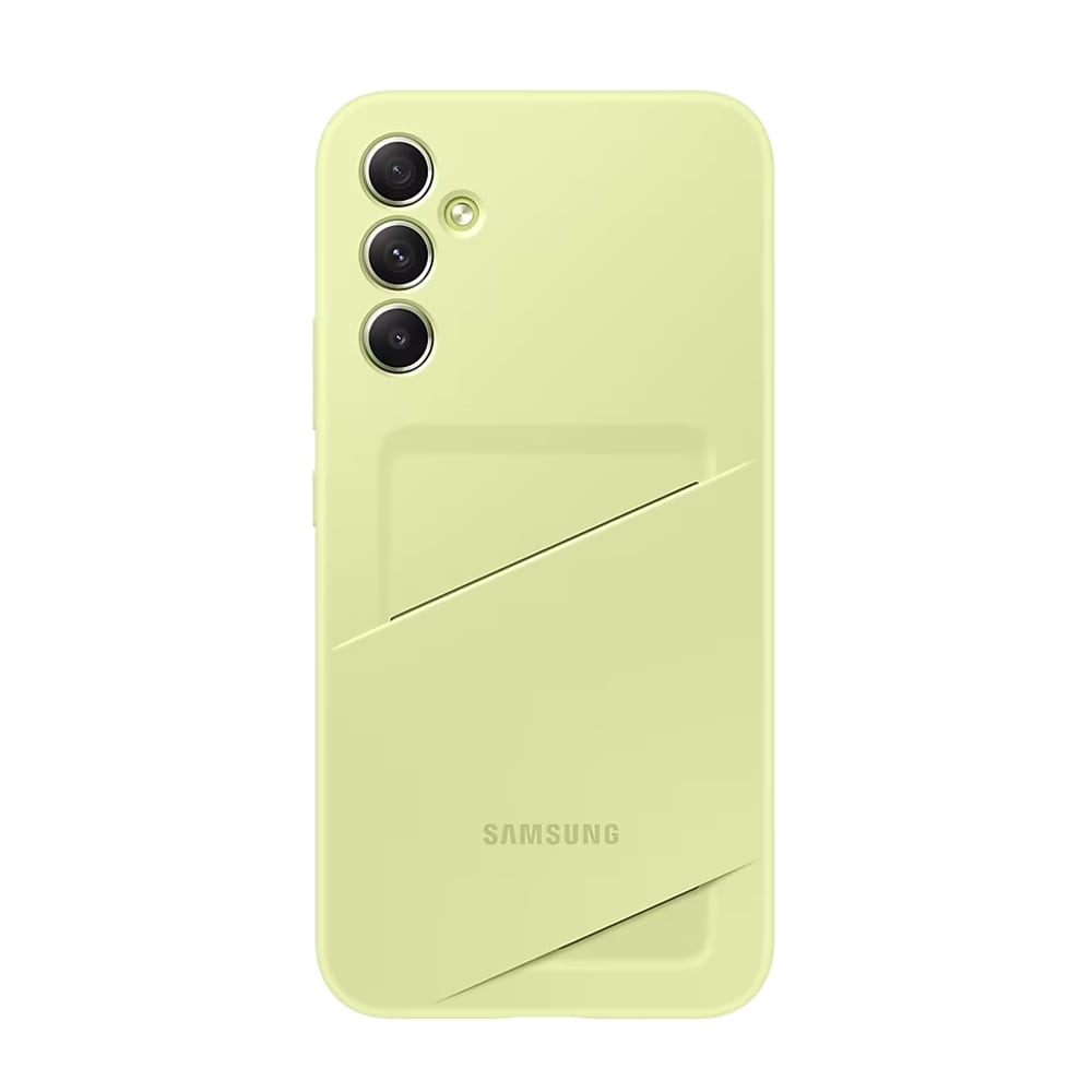 Samsung Card Slot Case for Galaxy A34 - Lime