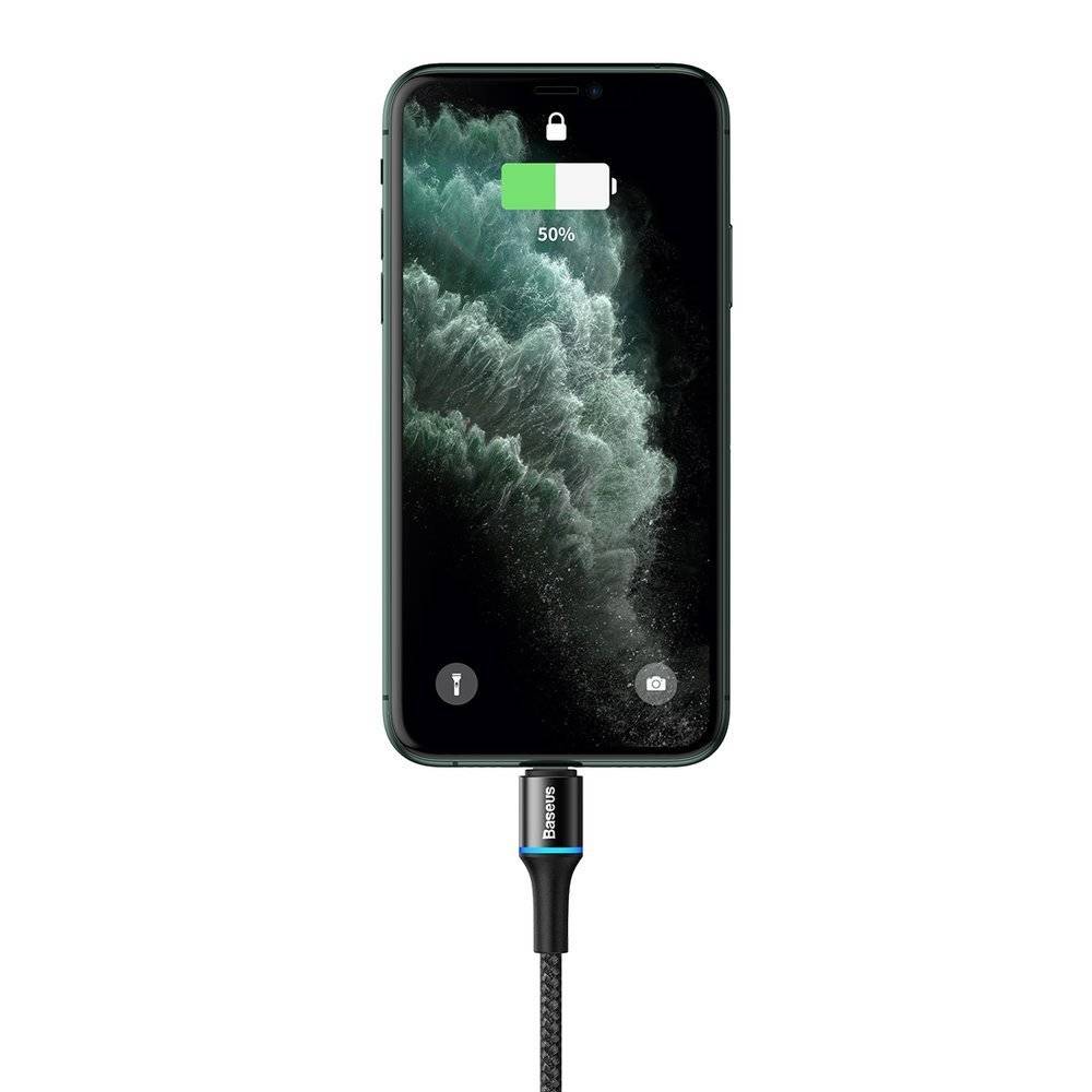 Baseus Halo USB-C to Lightning 20W  Cable Cord 1M - Black