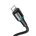 Baseus Halo USB-C to Lightning 20W  Cable Cord 1M - Black