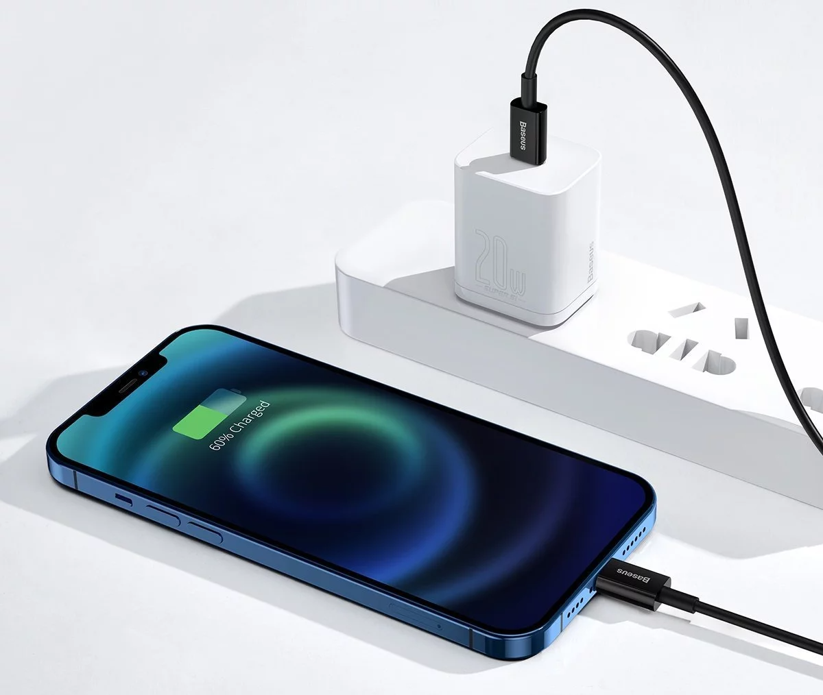 Baseus Superior Series USB-C to Lightning 20W Fast Charging Cable Cord 2M - Black